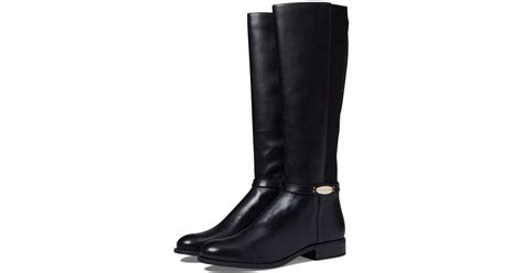 michael kors black boots for toddlers|Michael Kors finley leather boot.